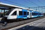Arriva Blauwnet 25 stands at Zutphen on 1 August 2026 as a stopping train to Oldenzaal.