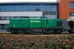 Captrain 101 stands stabled at Oss on 23 November 2010.