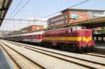 Ex-ACTS/HUSA, now EETC 1254 'Ir.J. HOEKWATER'(but with ACTS-shield on the loco's nose!) readies herself to pull the Autoslaaptrein 13412 to Koper out of 's Hertogenbosch on 4 July 2014. Ir.John HOekwater was one of the two founding members of ACTS, who managed to salvage five NS-decommissioned locos of Class 1200. Although ACTS, the first private freight operator on Dutch rails since NS came into being (1938), exists no longer, it has given the Dutch railway scenery much variation and even more joy. Mr. Hoekwater sadly passed away in 2012, but in the Dutch railway fraternity he will always be remembered as the hero, who saved the very iconic Class 1200 from scrap and/or oblivion, giving them a revenue earning service life extension, that already has passed a quarter of a century.