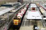 On 14 February 2014 Strukton 303001 was temporary rented by LOCON and hauls on that day an intermodal through Breda.