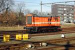 Former LOCON, now RFO 9702 stands at Amersfoort on 24 February 2019. Since RFO took over most locos from LOCON Benelux after their bankrupcy, most RFO stock still is in orange and white.