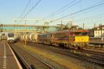 Rail Feeder 4401 hauls a cereals train through Boxtel on 6 December 2014.