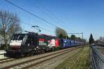 RFO 189 209 hauls a coal train through Oisterwijk station on 10 March 2022.
