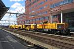 Strukton 303008 shunts on 25 June 2020 at Amersfoort.