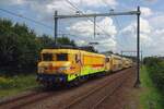 LIke the old days! Strukton 1756 hauls a DD-AR set through Tilburg-Reeshof toward Ossendelft on 4 August 2021. NS Reizigers Class 1700 made their debut in 1994 with DD-AR double deck coaches in fixed formations. 