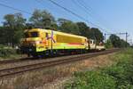 Strukton 1736 stretches her wheels during a test ride through Oss on 9 June 2023, shortly after Strukton recomissioned the ex-NS 1736.
