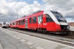 Syntus 44 stands in Zutphen on 27 April 2016.