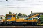 Volker and Stevin -now Volker Rail- no.28 stands idle at Hengelo on 6 August 2009.