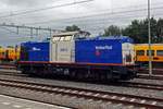 On 4 November 2019 Volker Rail 203-2 stands at Nijmegen.