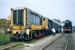 Ex-NS 636 stands in Beekbergen with the VSM on 2 September 2000.