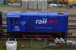 RailPro 607 stands at Nijmegen on 11 October 2019.