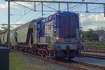 RailPro 602 shunts with a cereals train in Oss on 19 November 2019.