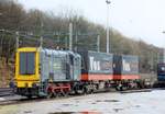 On 4 March 2001 RRF 4 shunts at Ede-Wageningen on the now defunct HuPac terminal.