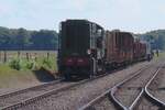 VSM's 532 stands with a batch of old freight wagons stabled aside at Beekbergen on 6 September 2025 to make room for the many extra steam trains of the yearly spectacle Terug-naar-Toen (Back to Yonder). 