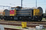 Ex-NS 6455 is stabled at Lage Zwaluwe on 22 July 2016.