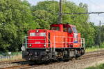 The DB Cargo Belgium 6509 on route to the port of Antwerp. MaK DE6400 build in 1994 with construction N� 1200109. Line 27A at Antwerp Airport. 23-07-2026