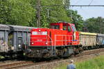 The DB Cargo Belgium 6506 on route to the port of Antwerp. MaK 6400 build in 19947 with construction N� 1200106. Line 27A at Antwerp Airport. 15-06-2026