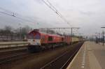 Crossrail Benelux (based in Belgium) 6314 passes through Boxtel on a grey 22 March 2013.

