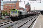 CapTrain 6602 at 's Hertogenbosch with the Hoyer to Sittard on 24 May 2013.