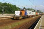 HUSA Rail 1506 speeds through Boxtel on 26 June 2012.