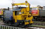 NS 252 -the last of 17 Goats to be equipped with the crane- was active during the Train Parade in Amersfoort on 17 October 2014. The entire stock maintainance area had become a huge exhibition site, centered around the tribune that gave the spectators this look on the Train Parade.
