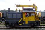 NS 252 -the last of 17 Goats to be equipped with the crane- was active during the Train Parade in Amersfoort on 17 October 2014. The entire stock maintainance area had become a huge exhibition site, centered around the tribune that gave the spectators this look on the Train Parade.