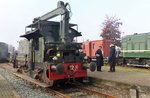 Sik 368 stands at Haaksbergen (on the Museum Buurt Spoorweg Haaksbergen-Boekelo line) on 23 October 2016.