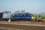 Ex-NS 231 shunts at Blerick-Stadler on 4 March 2022.