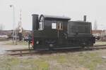 During the second World War, NS deployed this massive wood chip burners on some of their Sik shunters as a temporary replacement of Diesel engines and No.210 has been saved by the SGB and is seen here on 18 February 2023 in Goes.