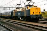 On 4 October 1999 NS 1211 with special train stands at Hengelo during a railway exhibition.