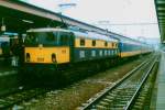 NS museum loco 1501 (former BR 27003 DIANA) stands with an extra train at Arnhem Centraal on 14 October 2006.