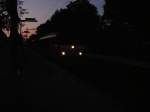 HTRS 1609 as Loc-train heading trough the night for Hilversum at Bussum-Zuid 22h00 23.7.12