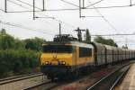 NS Cargo 1601 speeds through Geldermalsen with a coal train on 28 September 2004.