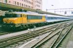 DB Interregio to hannover and Berlin calls at Amersfoort on 16 February 2000; the loco is 1840, which used tobe 1640 untill the split between the sectors for freight (nowadays Deutsche Bahn Schenker Rail Nederland -DBSRN in short) and passenger traffic (NS Reizigers). 