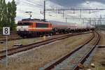 CapTrain, ex-LOCON, 1837 hauls a train with natural gas through Breda (NL) on 24 August 2018.