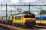 On 2 August 1997, NS 1607 hauls an oil train through Roosendaal.