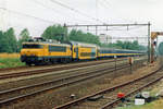 On 19 August 1995 NS 1617 hauls an IC to Zandvoort through Maarssen.