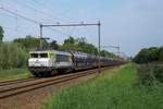 Captrain 1621 hauls a block train through Dordrecht on 23 August 2016.