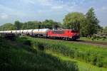 On 18 May 2019 ex-NS, later DBSRN 1604 hauls a train with natural gas kettles through Dordrecht Zuid. ONe year later, the carreer within DB Schenker Rail Nederland ended for Class 1600 due to the influx of DB Class 193.3 Vectrons. Almost all ex=DBSRN 1600s have sadly been scrapped.