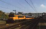 On 3 July 2008 NS 1753 calls at Arnhem with former DB coaches in NS service.
