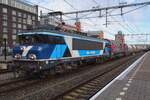 TCS 101003 hauls a diverted Dolime train through 's-Hertogenbosch on 15 October 2021.