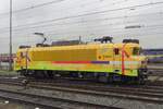 Strukton 1740 runs round at Amersfoort on a grey 3 February 2022.