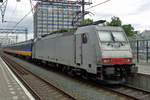 IC-Direct with rented 186 240 vat the reins ends het journey at Amsterdam Centraal on 9 July 2018.