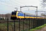 NS 186 112 hauls an IC-Direct through Oisterwijk on 24 February 2021.