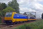 NS 186 031 hauls an IC-Direct train through Hulten on 16 July 2019.