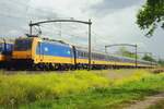 No longer possible is this photo of NS 186 021 banking an IC-service through Oisterwijk on 26 April 2019 because of the fencing that blocks the view on this photospot...