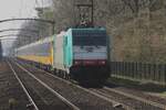 On 31 March 2021 Alpha Trains 186 212 banks an IC-Direct through Tilburg-Universiteit.