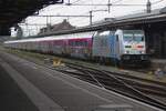With the first of two extra trains to the Tomorrowland music festival at Boom, Lineas 186 424 arrives at Roosendaal on 23 July 2026 45 minutes early due to anearlier departure at Amsterdam. 