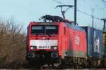 On 27 march 2007 RaiLioN 189 077 passes through Alverna.