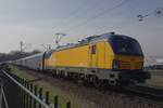 On 16 March 2022 NS 193 759 hauls a diverted Nightjet through Venlo Vierpaardjes.